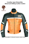 Unisex Cowhide Motorcycle Riding Jacket