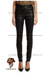 Women's Moto Sheepskin Leather Pants