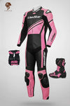 Lionstar Pink Leather Suit