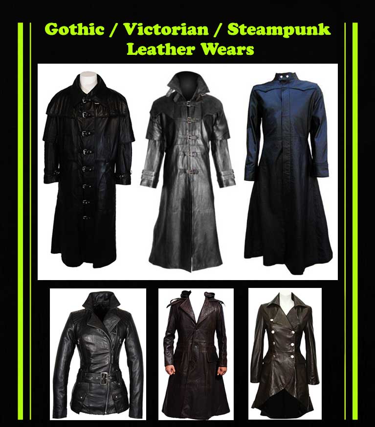 gothic leather clothing