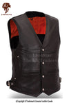 Men's Cowboy Leather Vest
