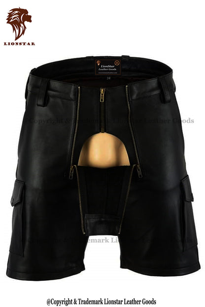 Leather Shorts