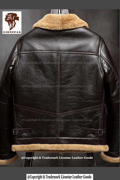 Stylish Men's Winter Leather Coats with Fur Back