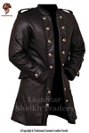 Men's Victorian Leather Trench Coat