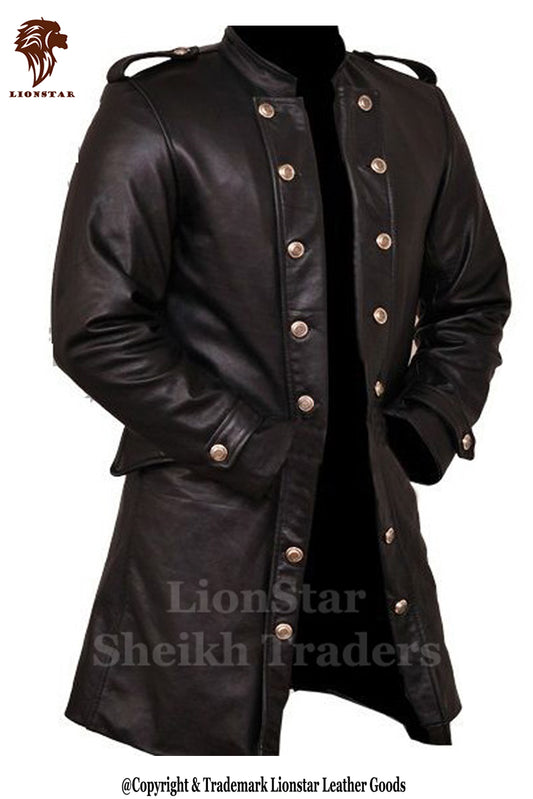 Black Leather Coat