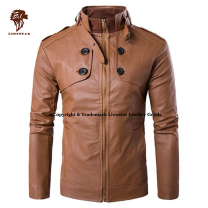 Zara Leather Jacket Front