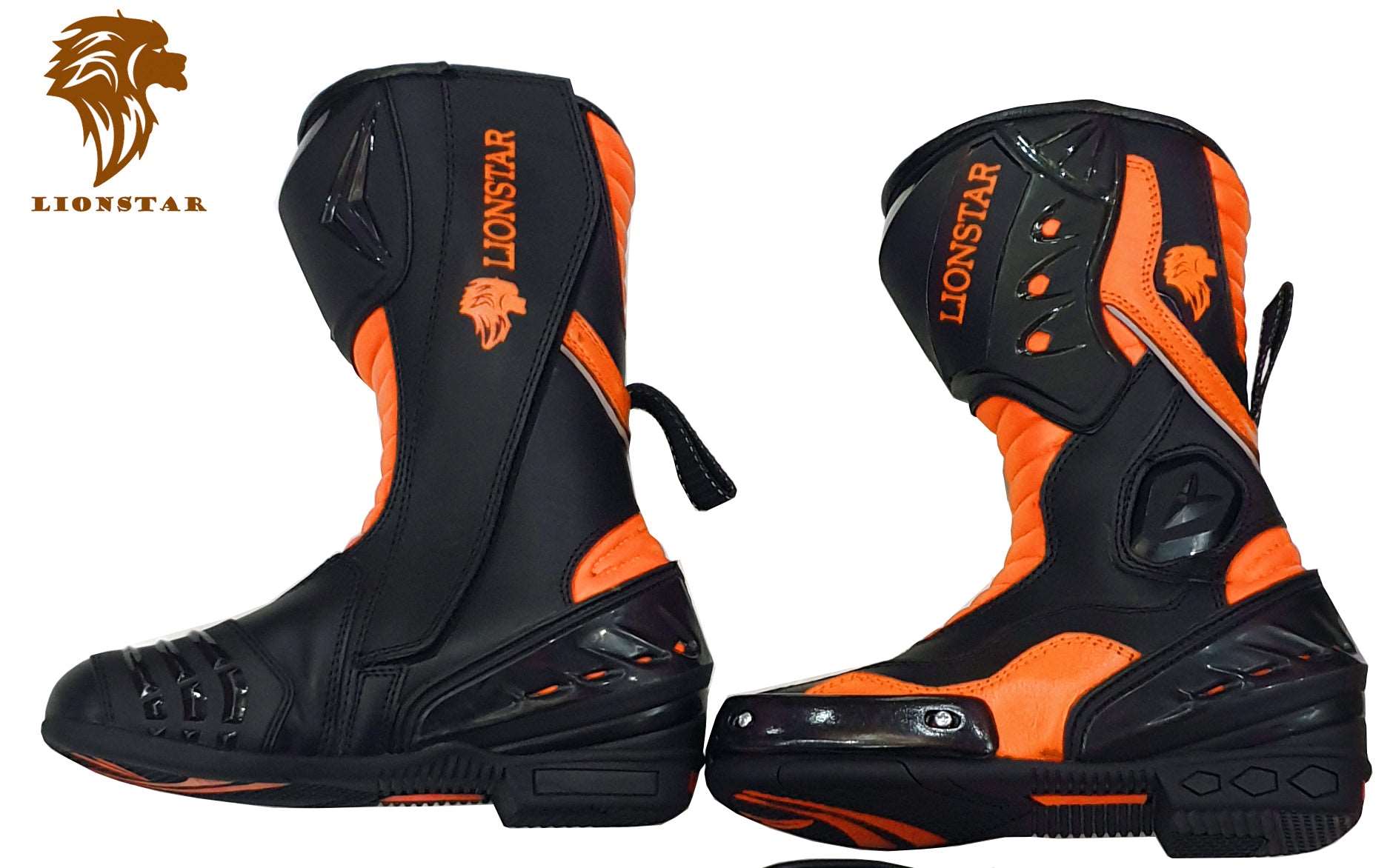 Motorbike Shoes Orange