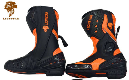 Motorbike Shoes Orange