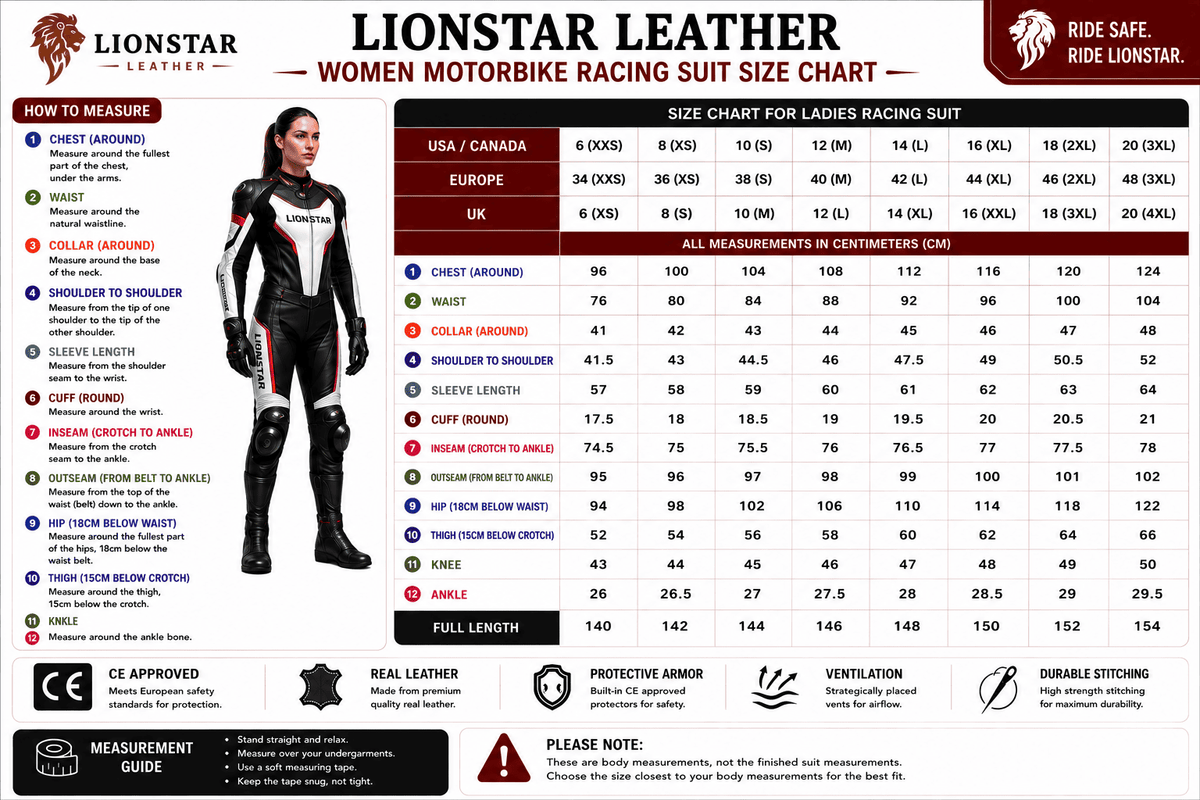 Women Size Chart
