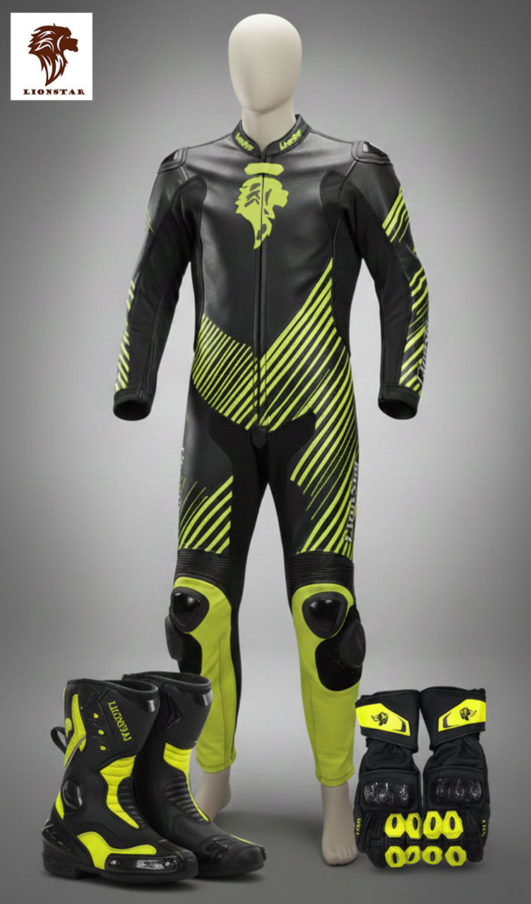 Mini Moto Suit Yellow Set