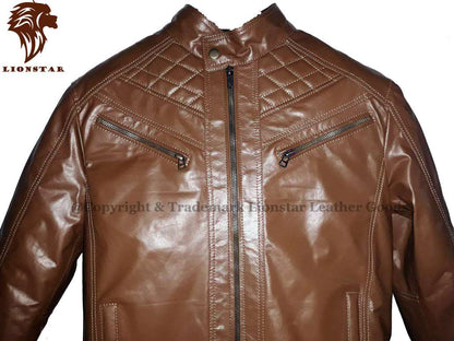 Vintage Leather Jacket Focus