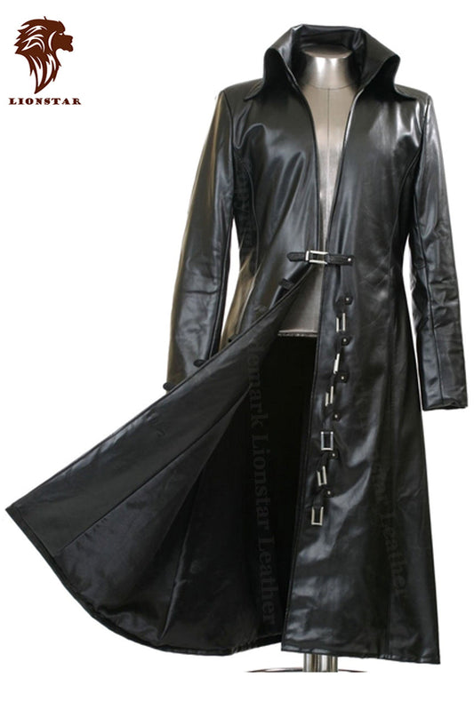 Long Leather Coat