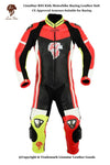 Red Yellow Motorcycle Racing Suit