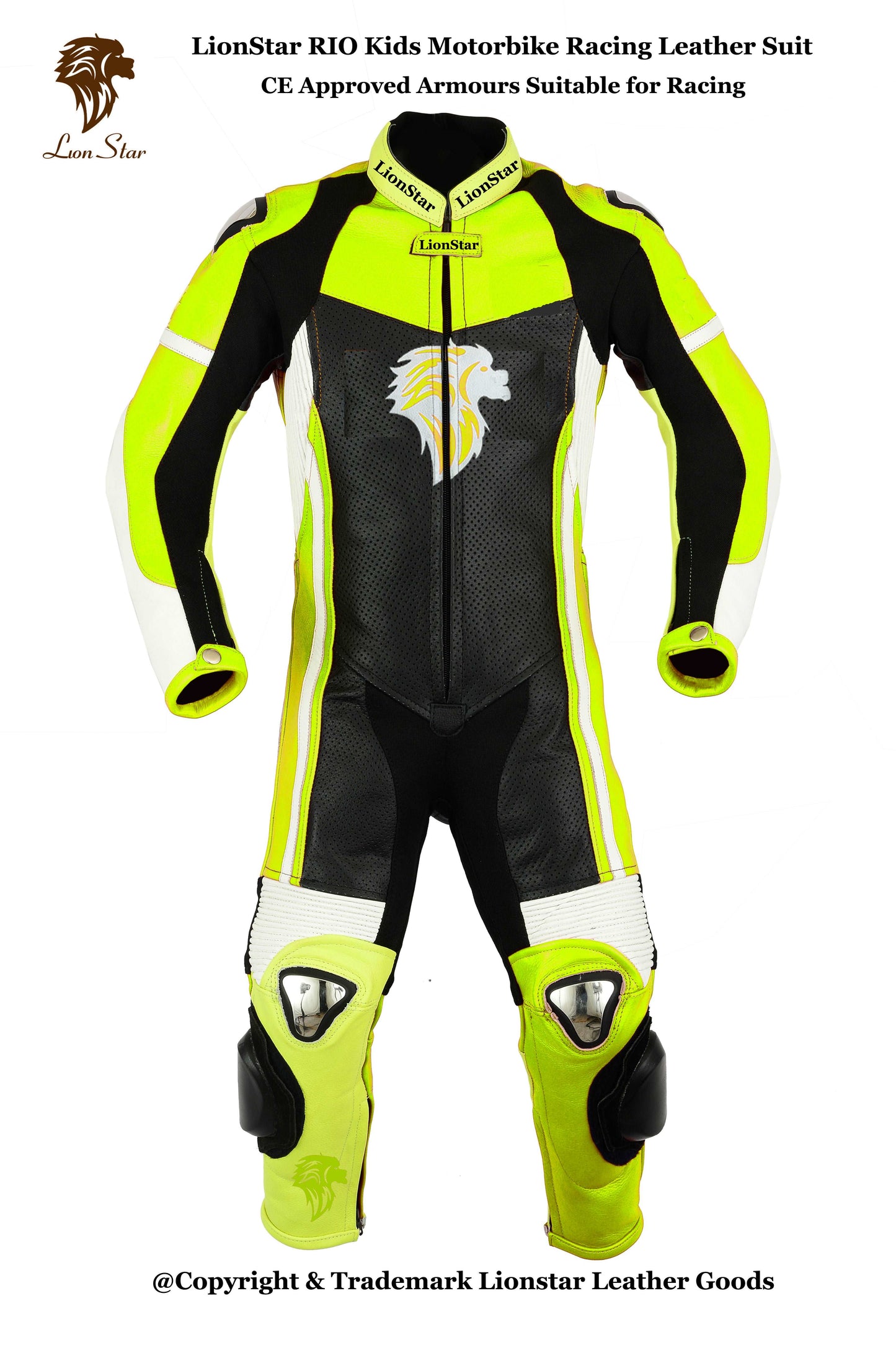 Biker Racing Suit Yellow