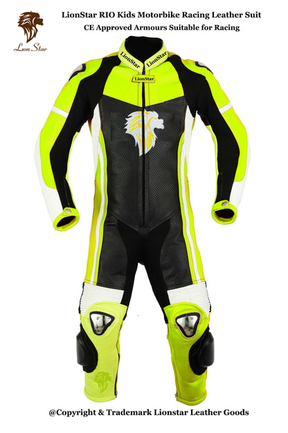 Biker Racing Suit Yellow
