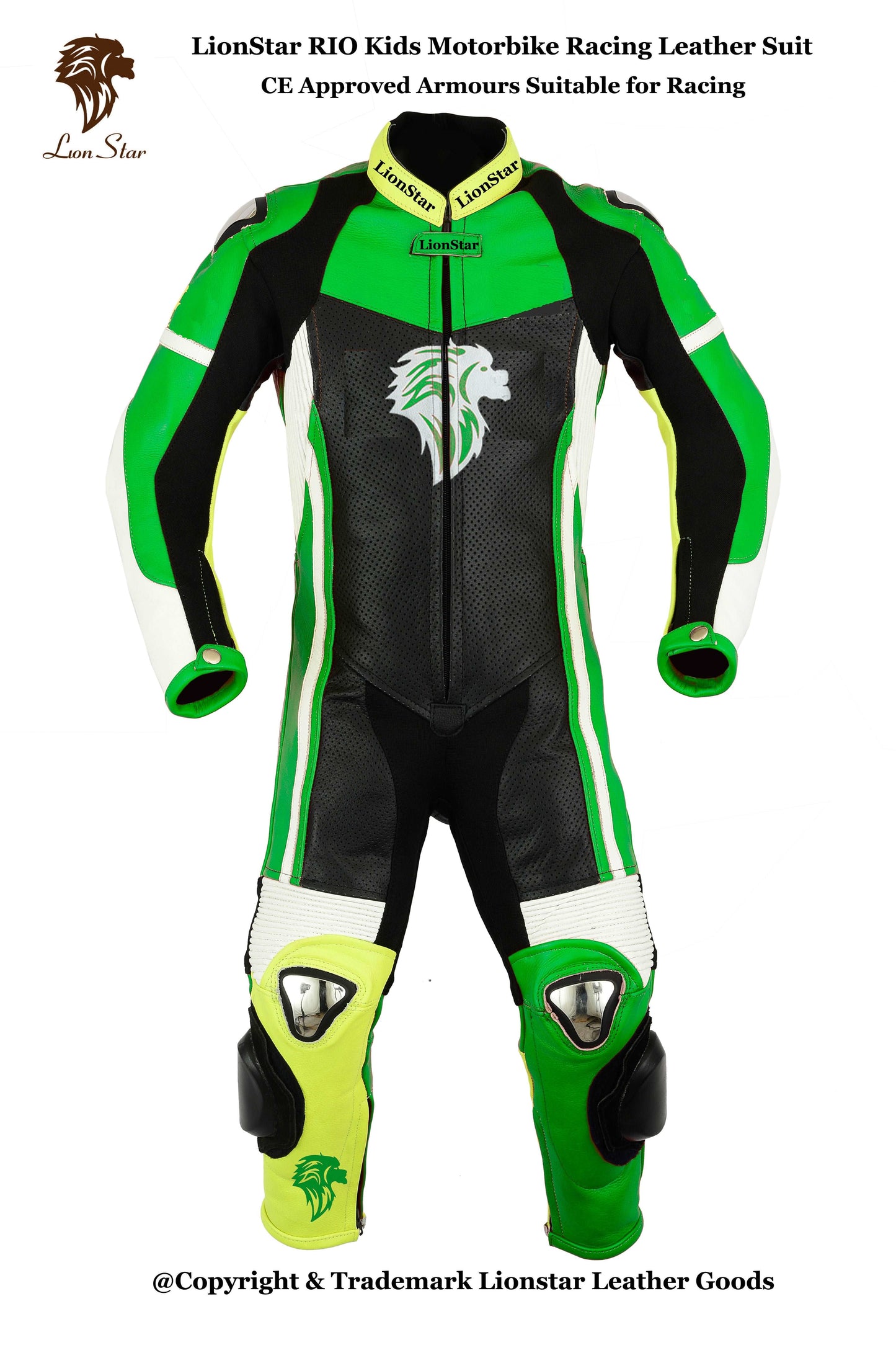 Biker Racing Suit Green