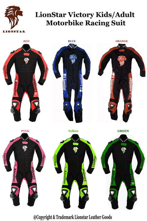 Lionstar Victory Full Set | Suit + Boots + Gloves | Matching Colors | CE-Approved